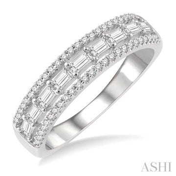 Baguette Diamond Fashion Band